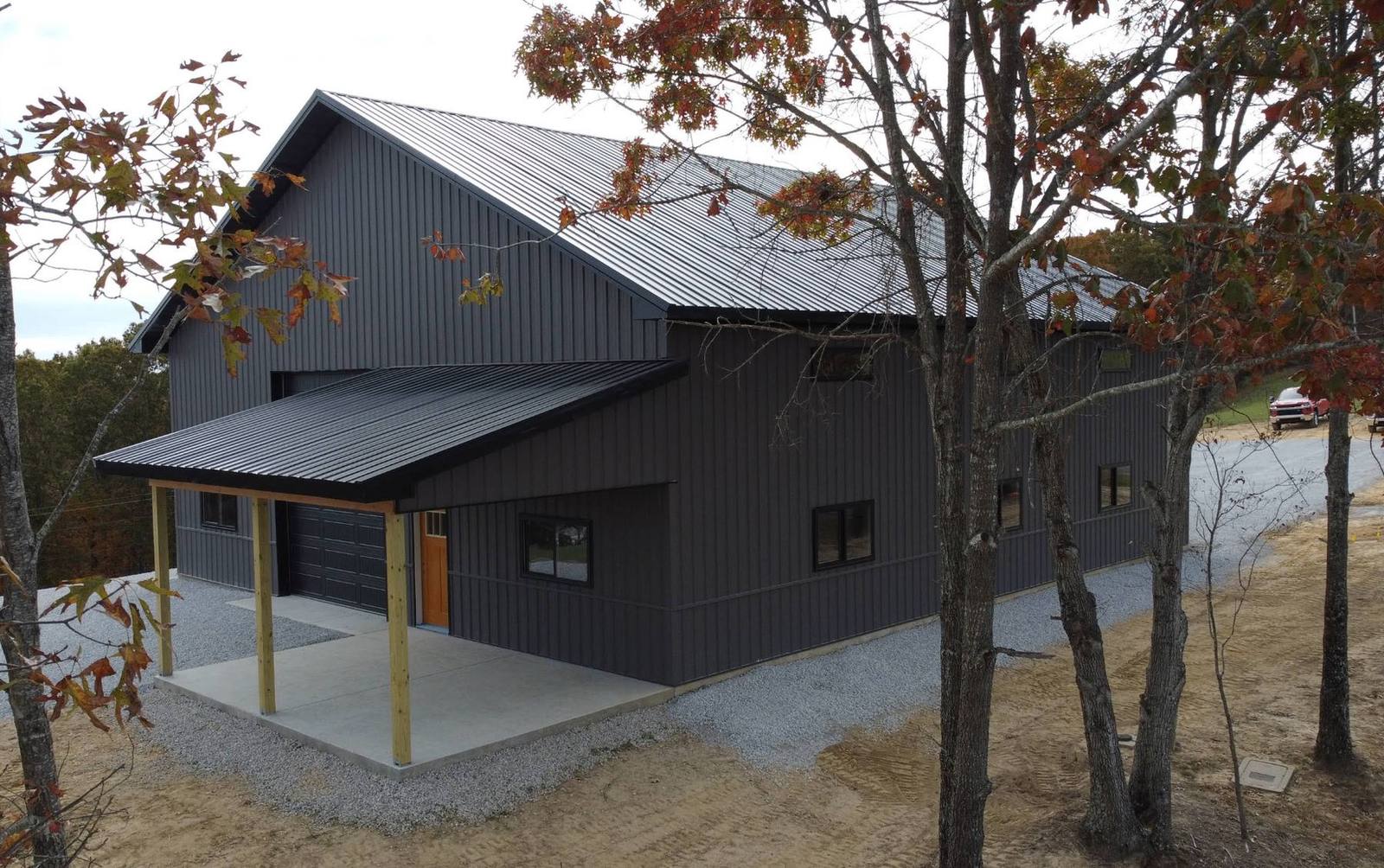 Interior of a barndominium built by TruBuild