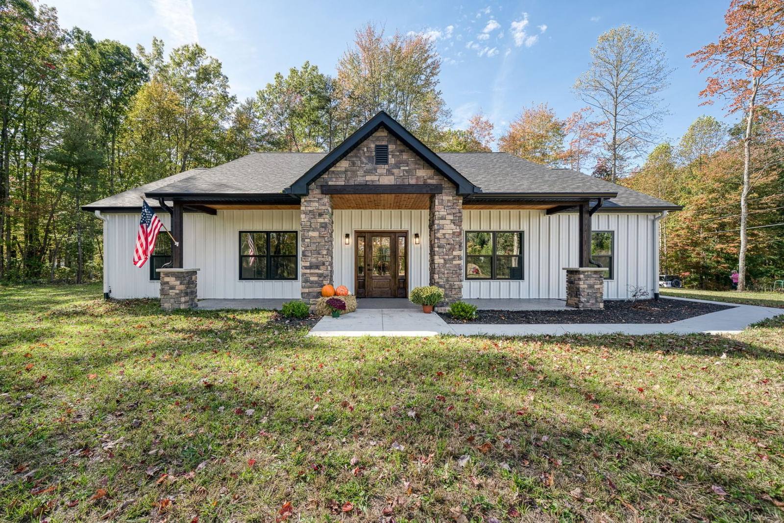 Completed TruBuild custom home exterior in Middle Tennessee